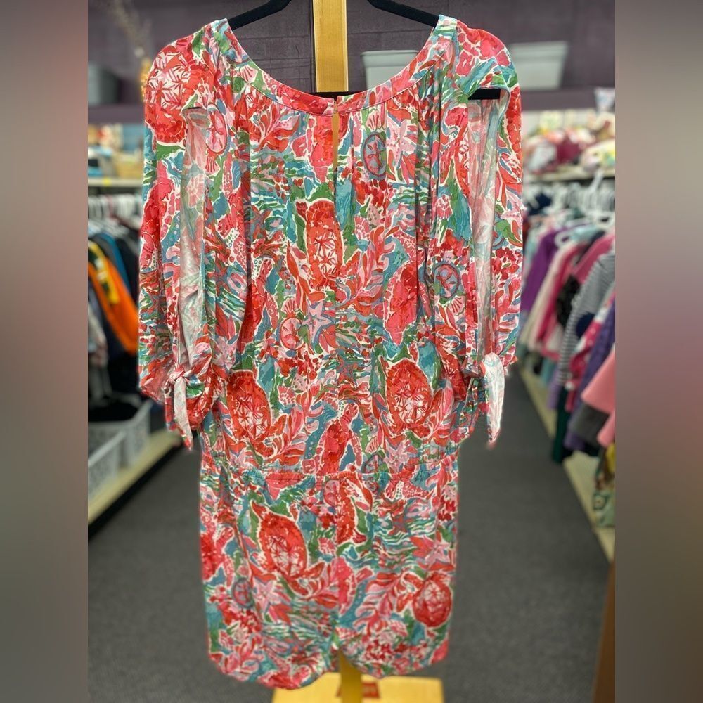 Chalrie Paige Large Romper Pink & Green Floral NEW - Picture 5 of 5